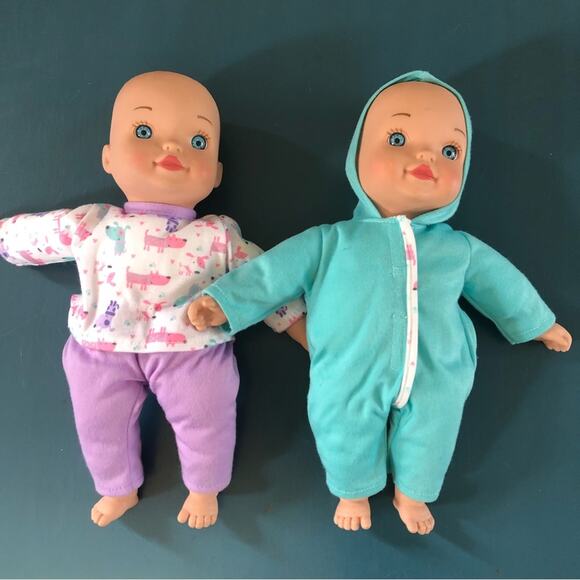 Soft Bodied Dolls (2), Twins Wagon and Friends - Picture 4 of 8